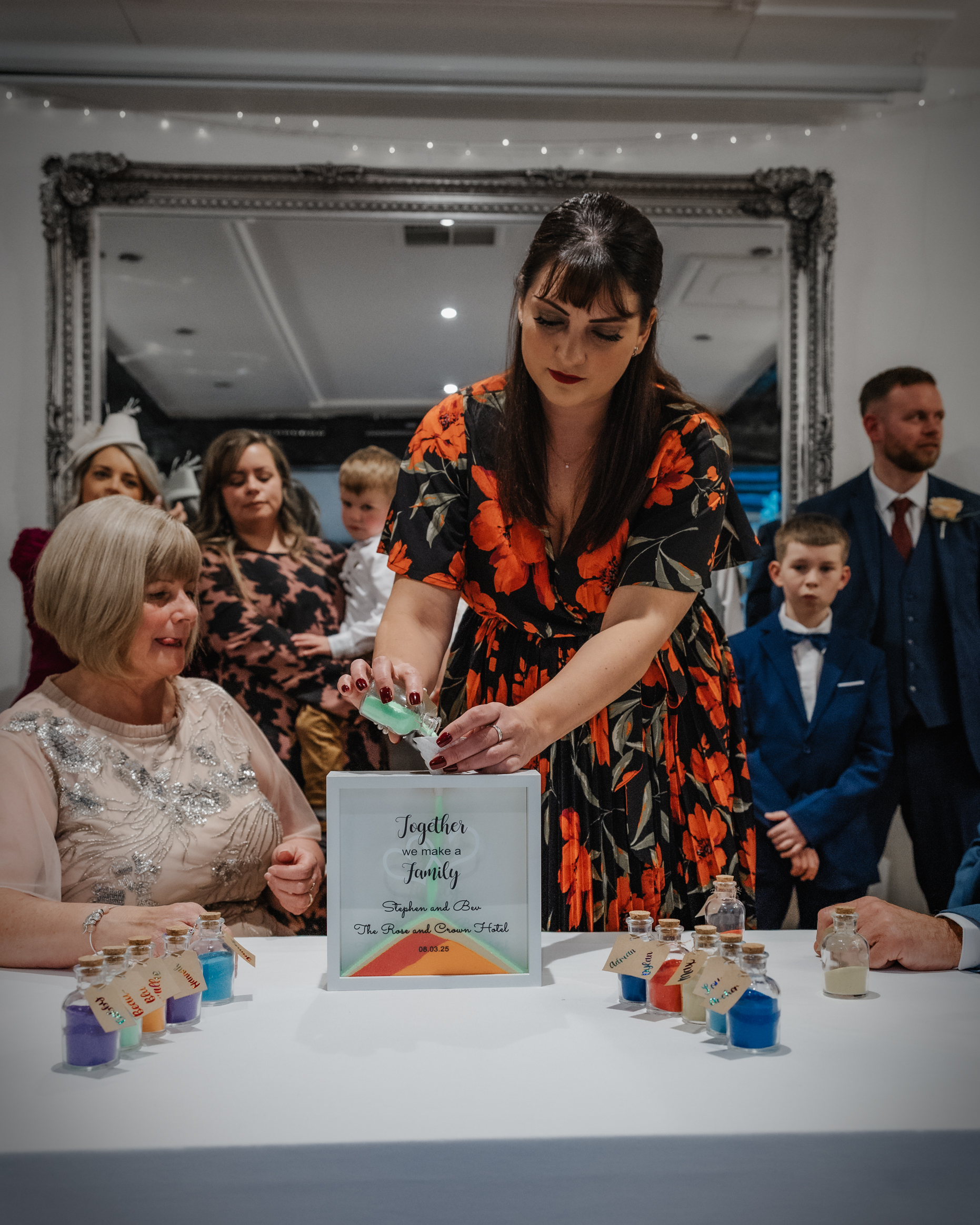 Deb Reed Celebrant Colchester Essex, performing the ceremony at Stephen and Bevs wedding.